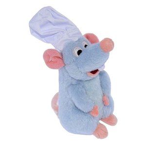Disney Park Ratatouille Chef Remy Shoulder Magnetic Plush Toy - Authentic